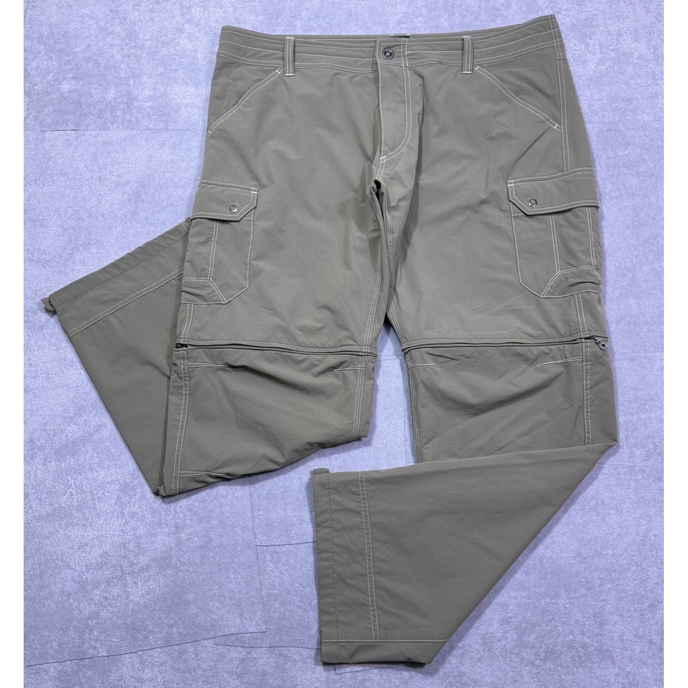 Kuhl Pants Mens 40x32 Renegade Convertible STEALTH Performance Chino Utility